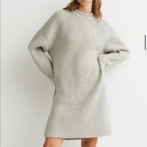 H&M gray sweater dress
